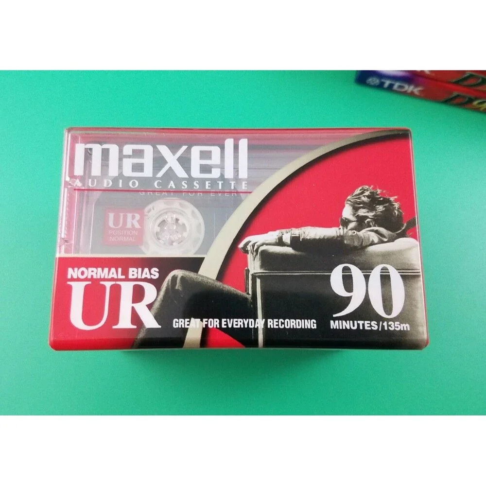 Mixed Lot of 14  90 Minute Blank media Audio Cassette Tapes : Sony, Maxell & TDK